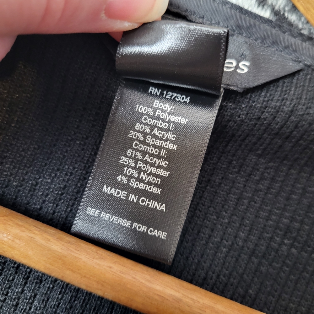 Ali Miles Patchwork Houndstooth Cardigan Blazer W… - image 4